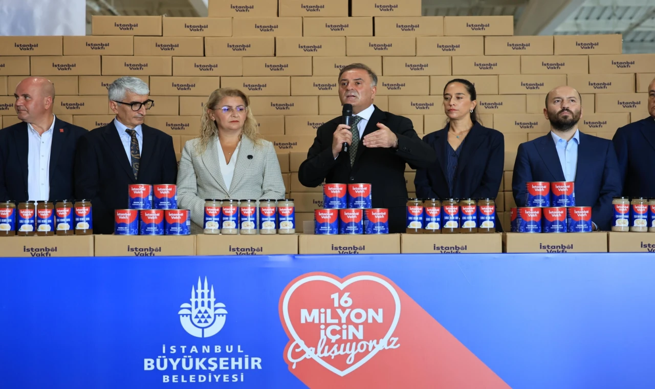 İstanbul’un bağışladığı konserveler yola çıktı