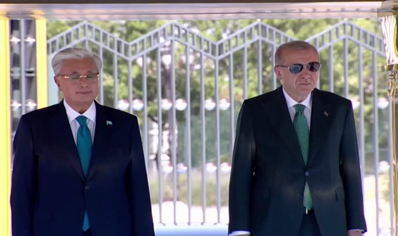 Kazakistan Cumhurbaşkanı Tokayev Beştepe’de