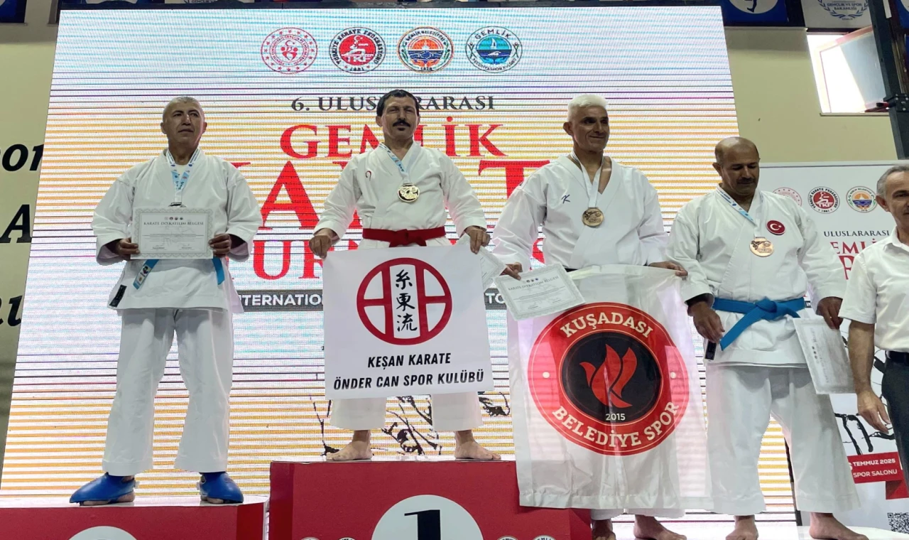 Keşanlı sporculardan Gemlik’te madalya başarısı