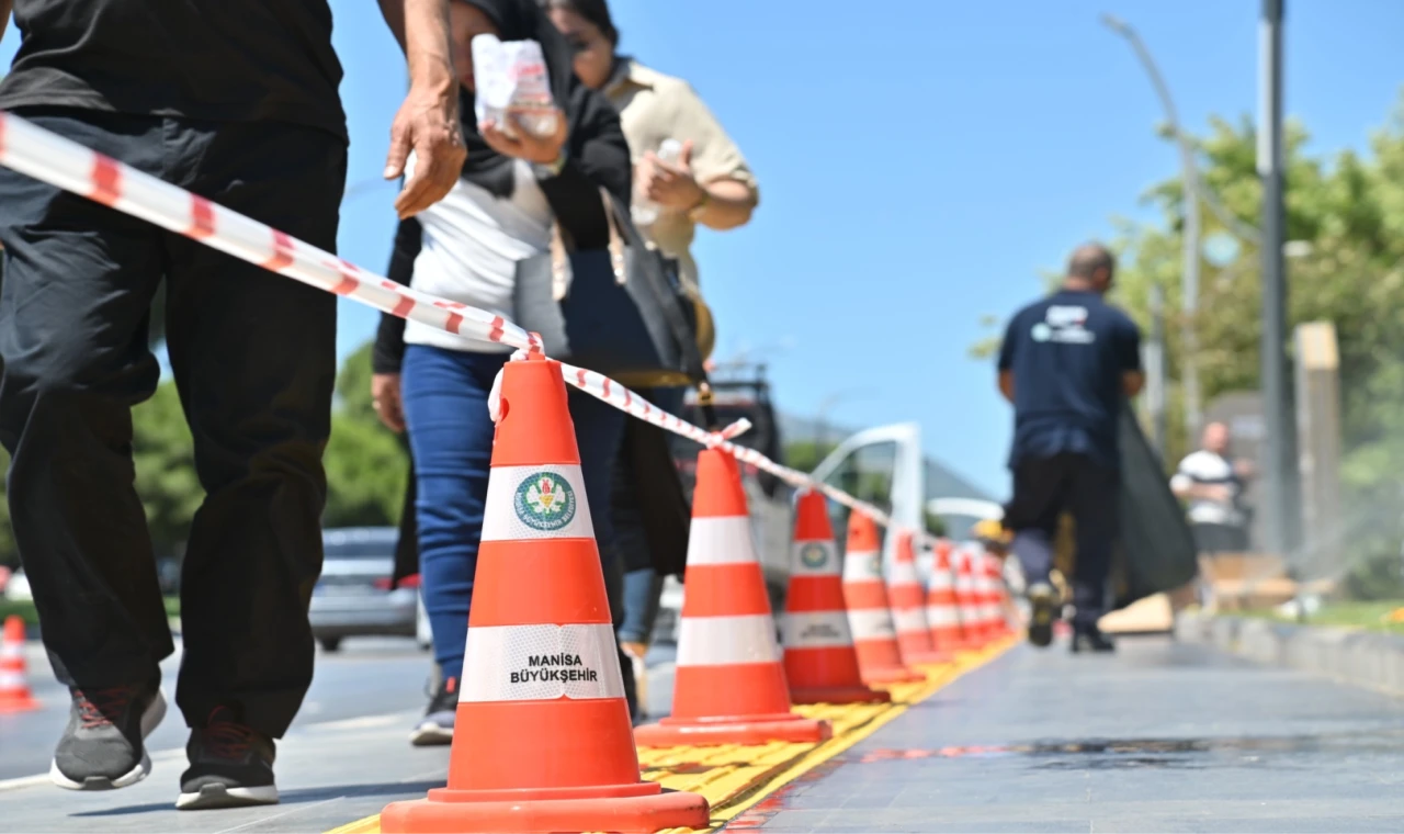 Manisa’da ’hissedilebilir zemin’ uygulaması