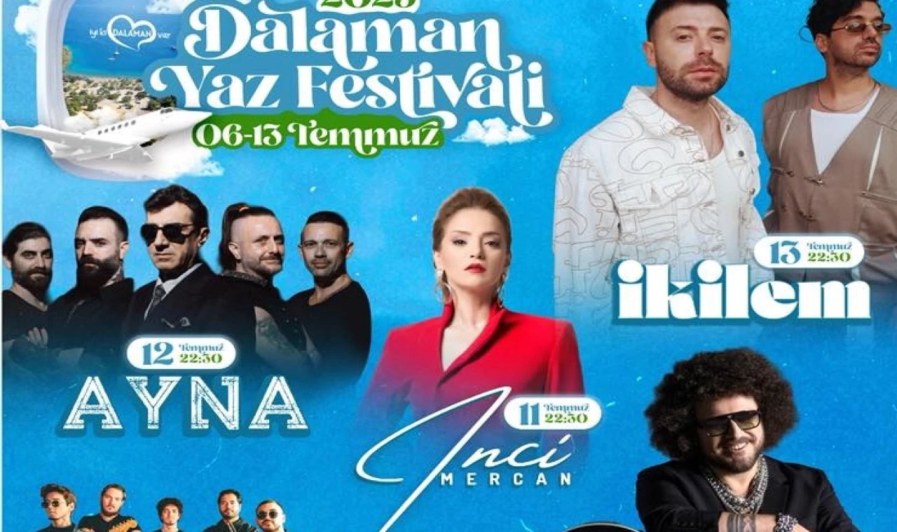 Muğla’da Dalaman yaz festivali başlıyor
