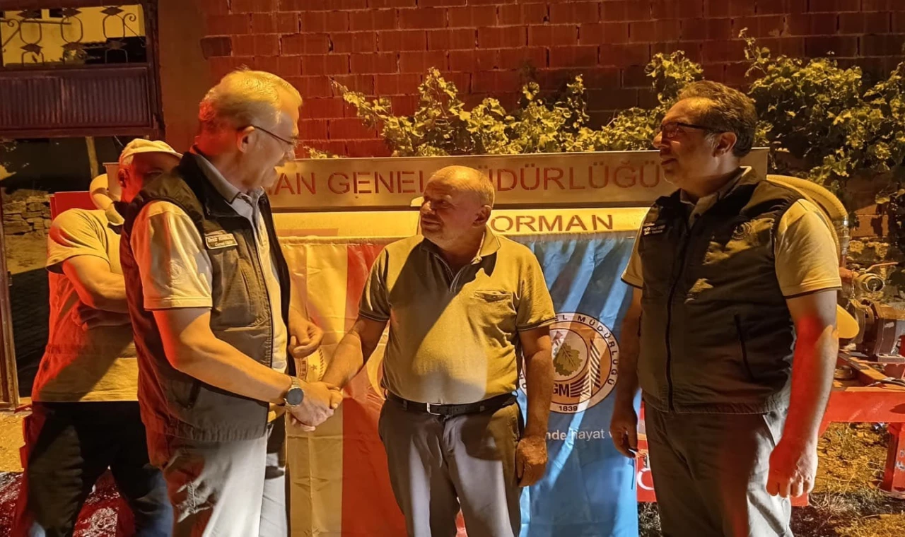 Orman Genel Müdürü Karacabey’den yangın kahramanına ziyaret