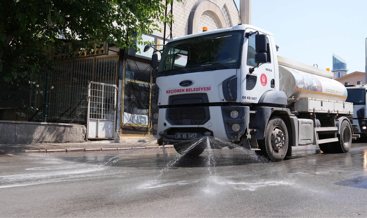 Ankara Keçiören’de tazyikli temizlik