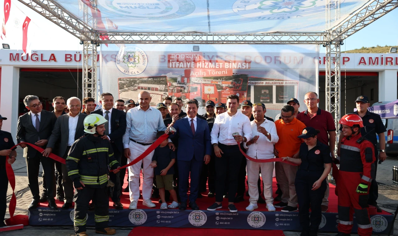 Bodrum’da yeni itfaiye binası hizmete girdi