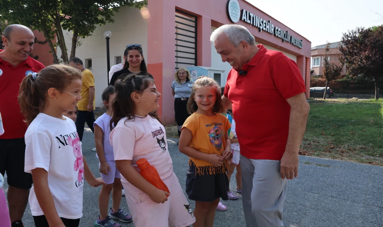 Bursa Nilüfer’de çocuklara spor aşısı