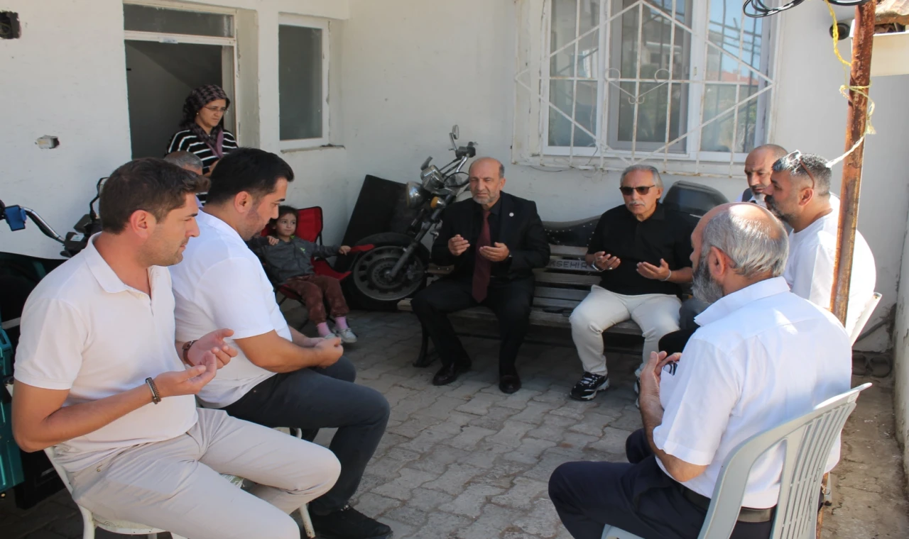 Bursalı şehit itfaiyecinin ailesine PERDER’den anlamlı ziyaret
