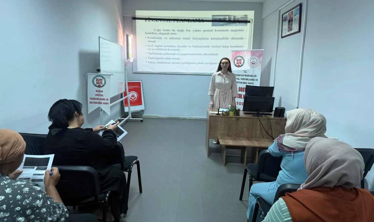 Edirne Keşan’da SODAM üyelerine aile bütçesi eğitimi