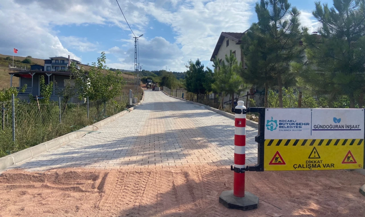 Kocaeli kırsalının yol kalitesi Büyükşehir’le artıyor