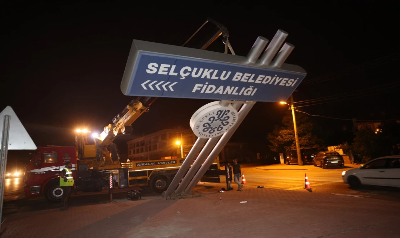 Konya Büyükşehir’in şehir estetiğine bir destek de Selçuklu’dan