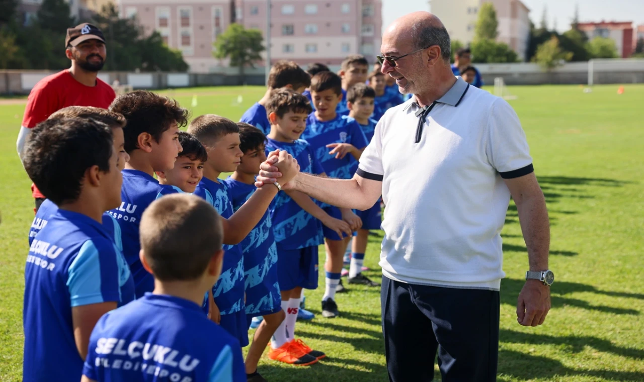 Konya Selçuklu’da spor okullarına ziyaret