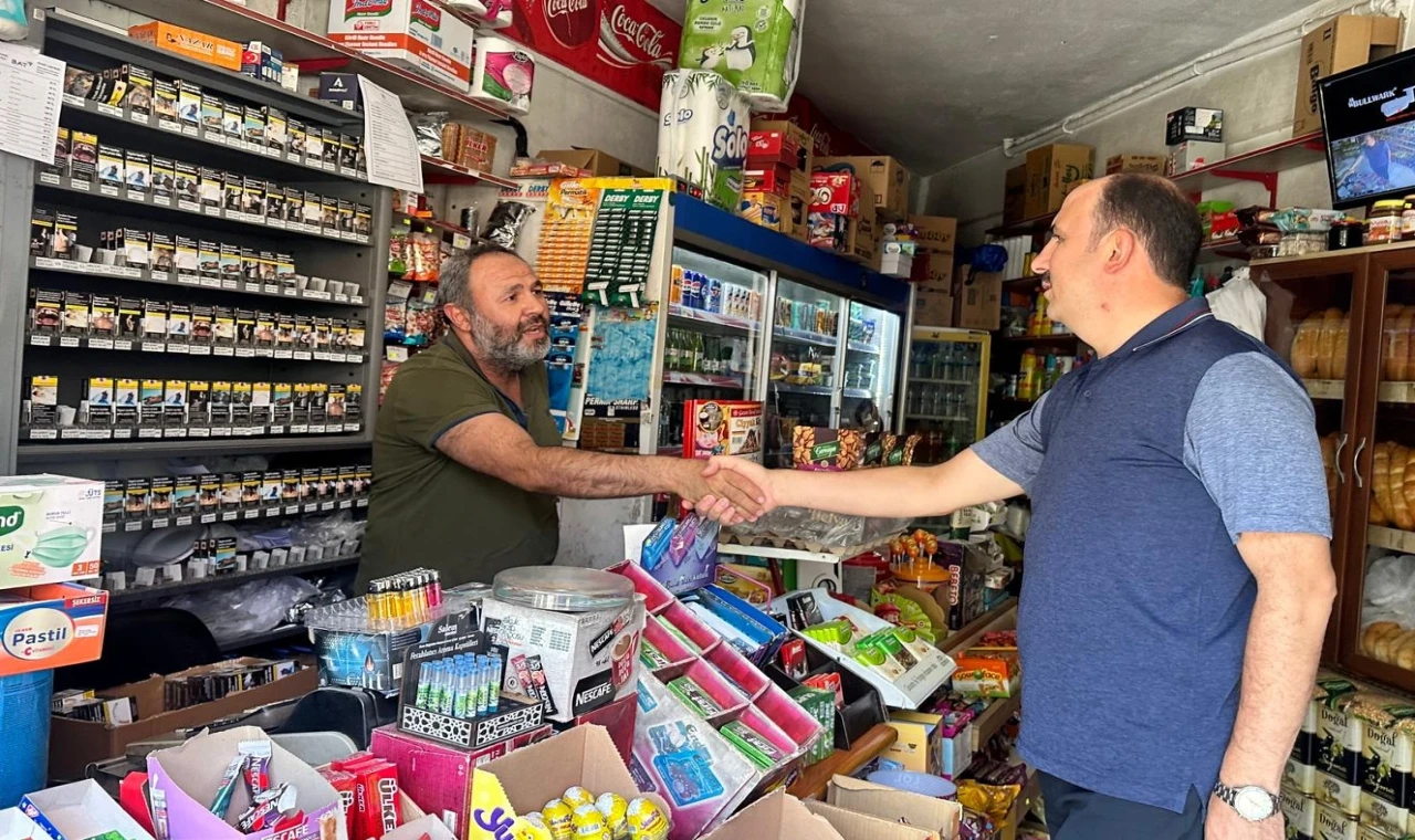 Konya’da Başkan Altay’dan esnaf ziyareti