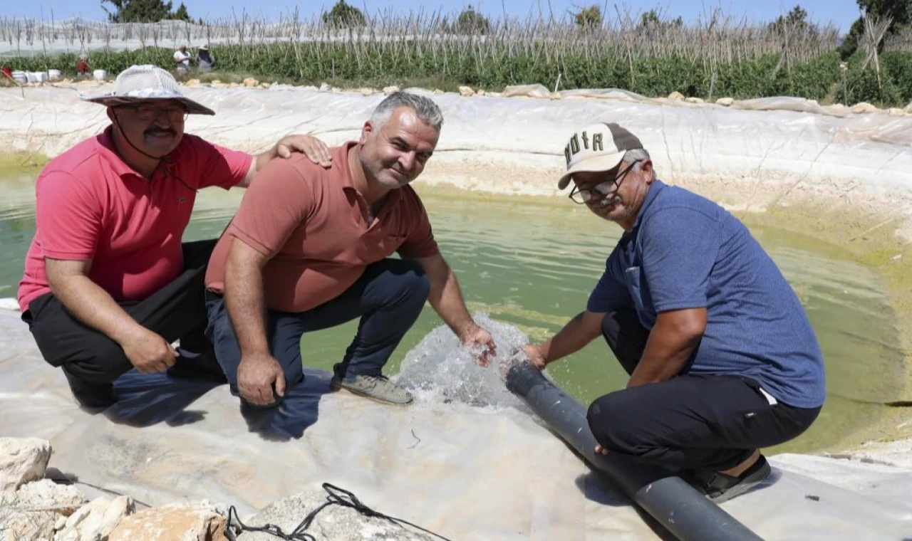Mersin’de Erdemli kırsalına 4 bin metrelik sulama borusu desteği
