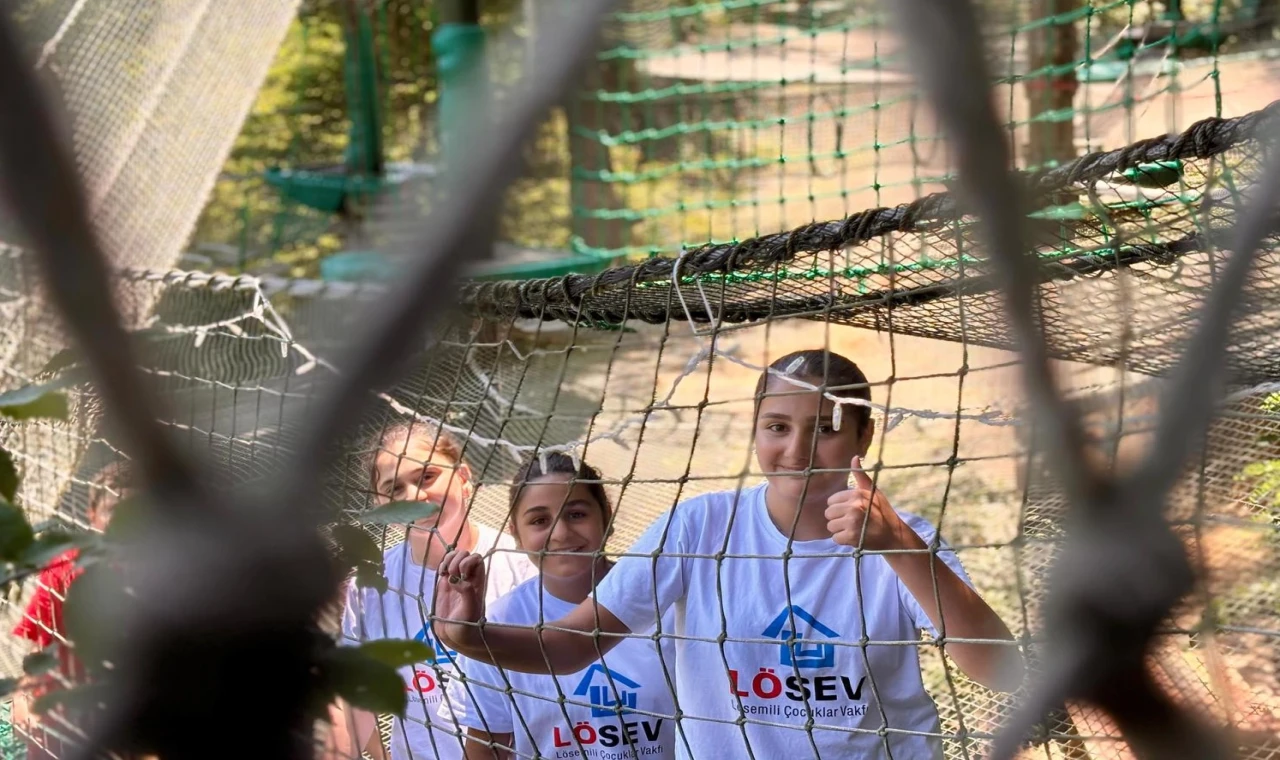 Tedavisi tamamlanan çocuklar yazın tadını LÖSEV’le çıkardı