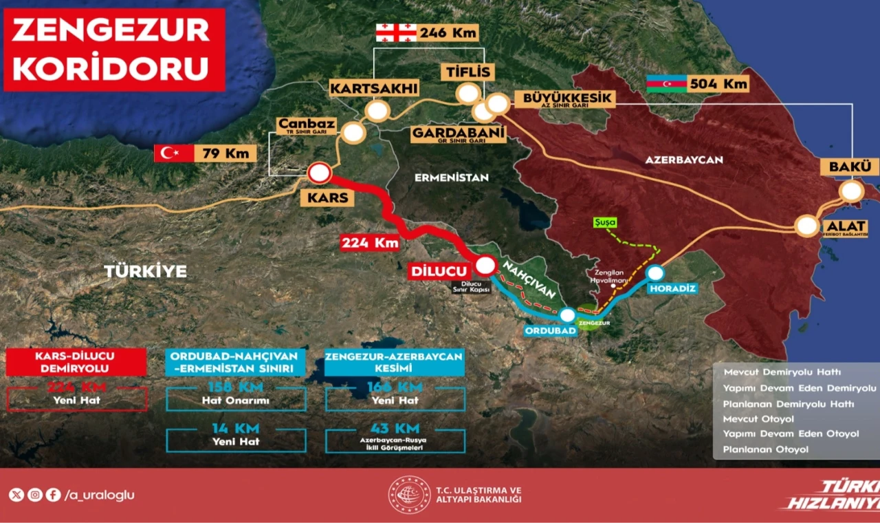 Zengezur Koridoru’nda tarihi adım