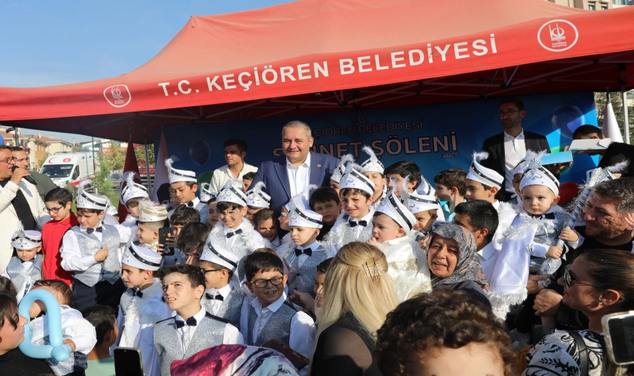 Ankara Keçiören’de sünnet şöleni