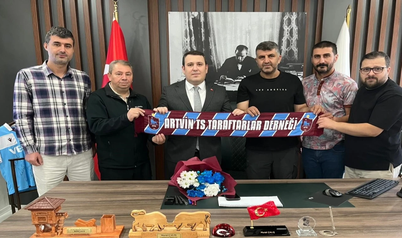 Artvin Trabzonspor Taraftarları’ndan Başsavcı Çalış’a ziyaret