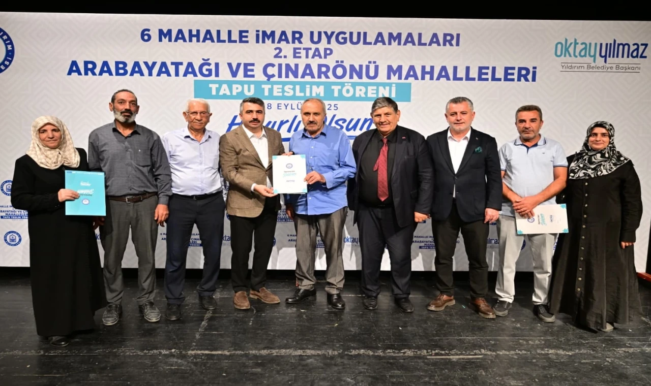 Bursa Yıldırım’da tapu seferberliği sürüyor