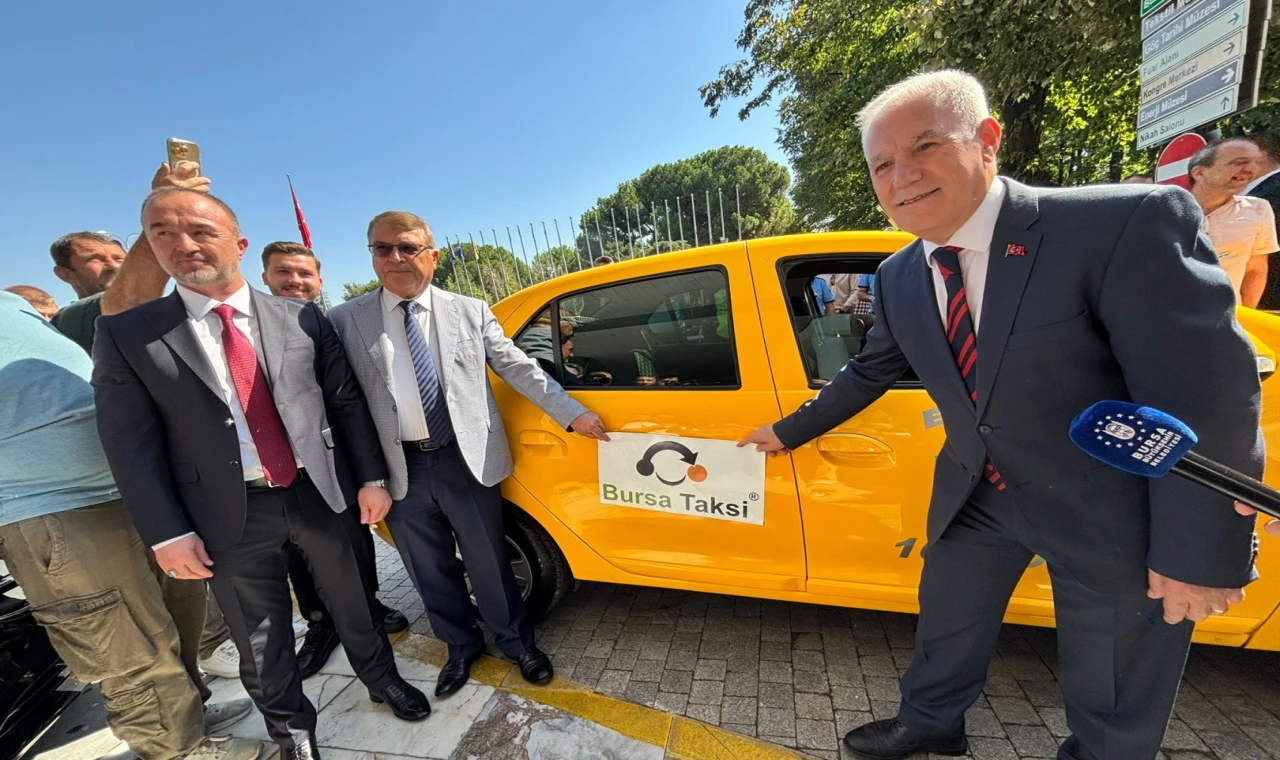 Bursa’da taksi sektöründe dijital hamle... ’Bursa Taksi’ uygulaması tanıtıldı