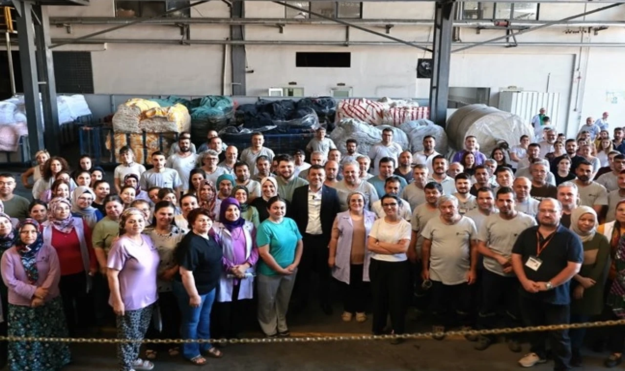 Denizli’de Başkan Çavuşoğlu’ndan tekstil emekçilerine ziyaret