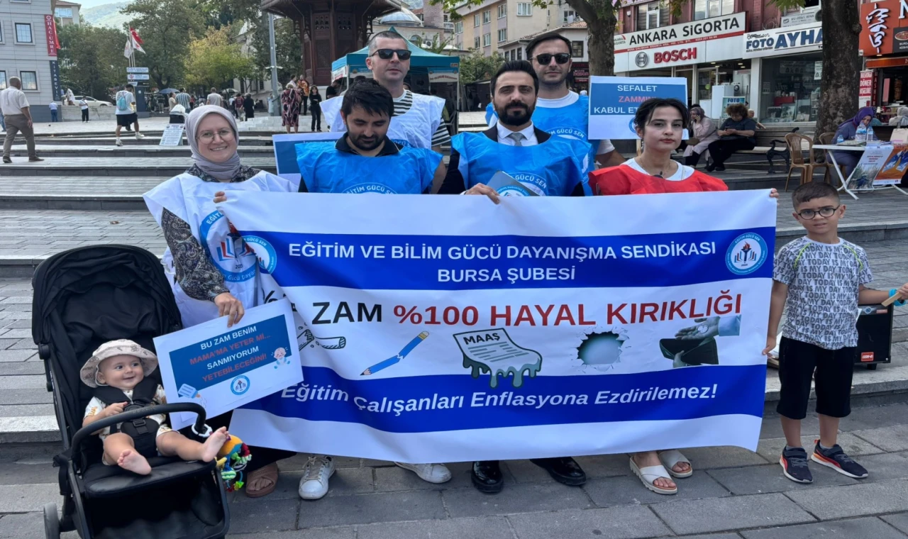 Eğitim Gücü Sen Bursa’dan zam tepkisi! Sefalet mutabakatı kabul edilemez!