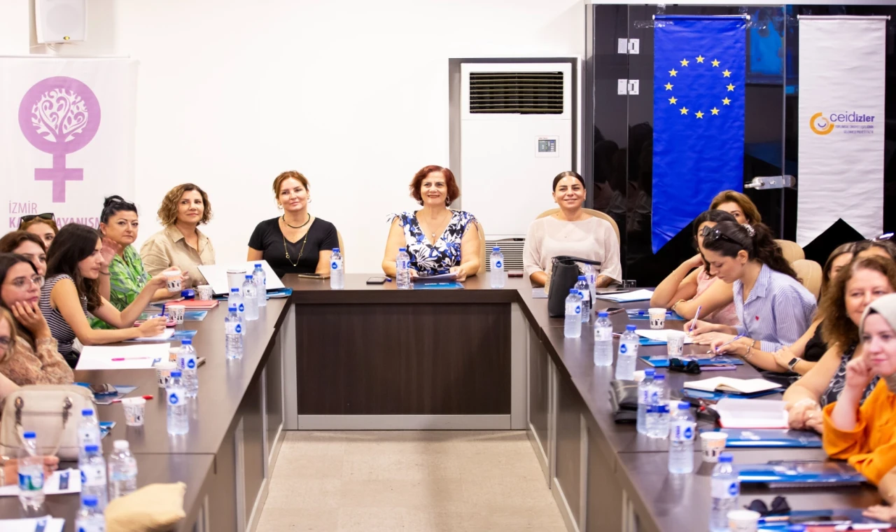 İzmir kadına şiddet karşı Narlıdere’de buluştu