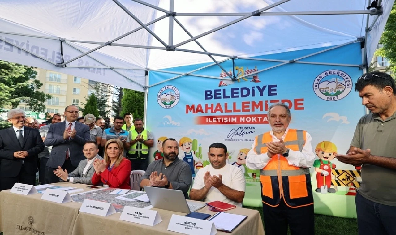 Kayseri Talas’ta hizmet seferberliği