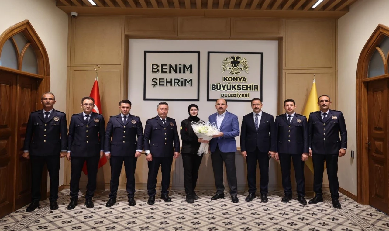 Konya İtfaiyesi’nden Başkan Altay’a ziyaret