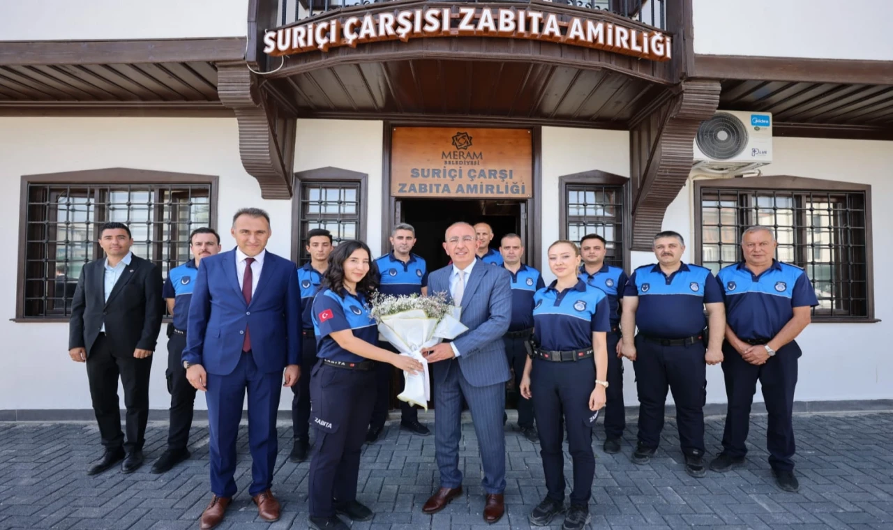 Konya Meram Zabıtası’na Başkan Kavuş’tan anlamlı ziyaret