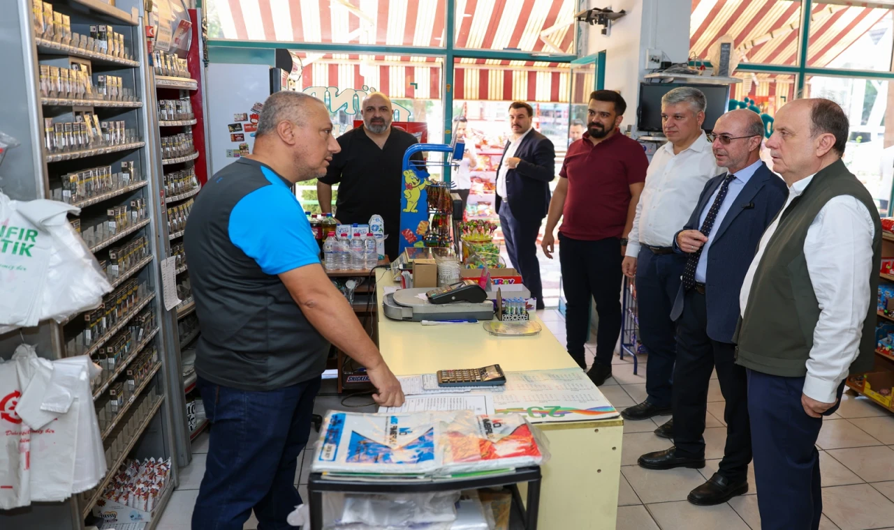 Konya Selçuklu’da esnaf ziyaretleri