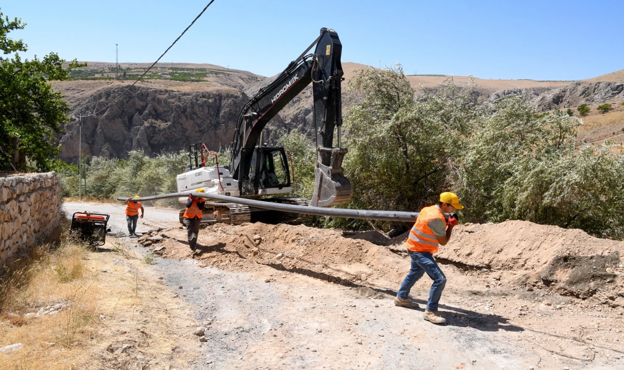 Malatya Ayvalı’ya içme suyu için yeni hat