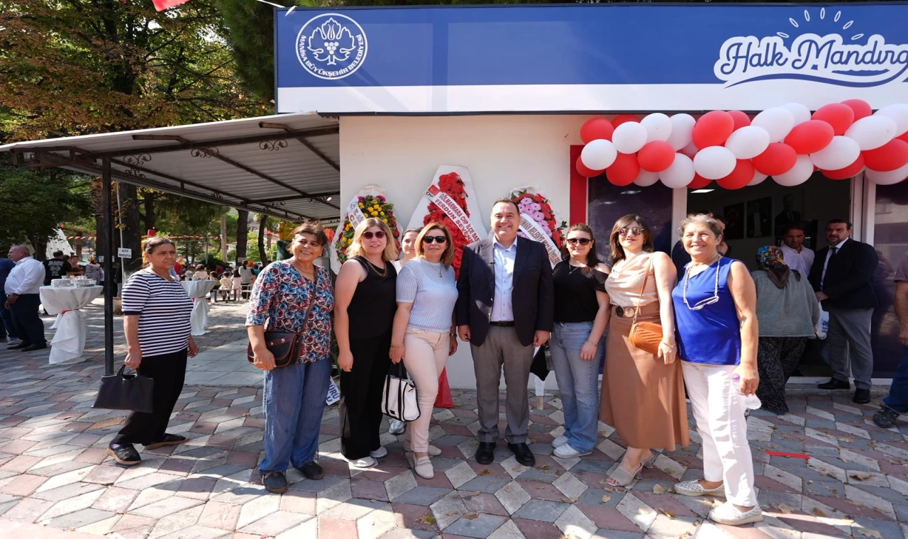 Manisa Gölmarmara’da ’Halk Mandıra’ açıldı