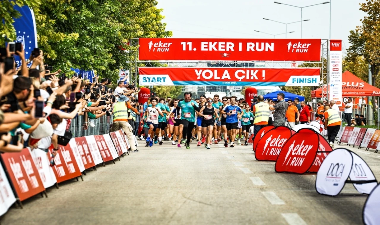 12. Eker I Run, 5 bine yakın katılımcının coşkulu adımlarıyla başlıyor