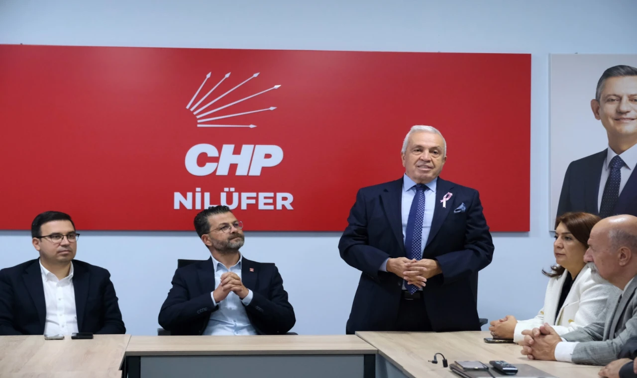 Başkan Özdemir’den CHP Nilüfer’e ’hayırlı olsun’ ziyareti