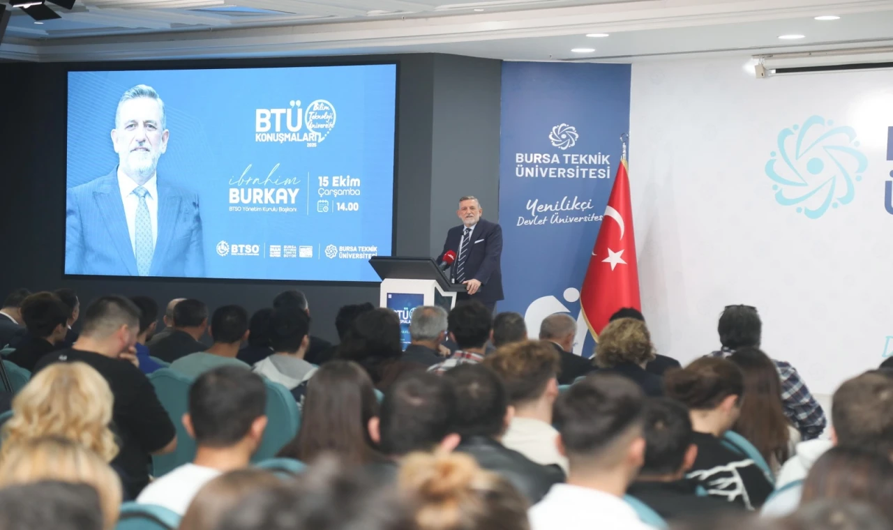 BTSO Başkanı İbrahim Burkay BTÜ’ye konuk oldu