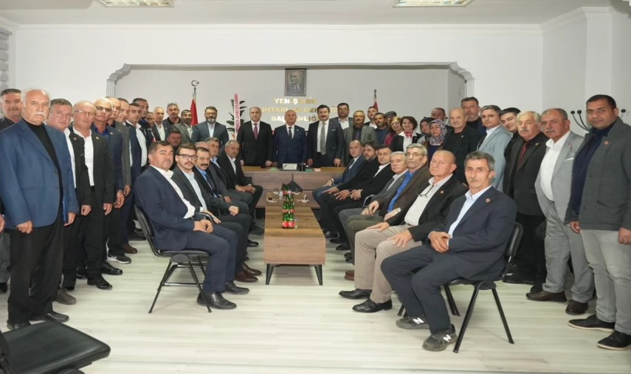 Bursa Yenişehir’de Başkan Özel muhtarlarla buluştu