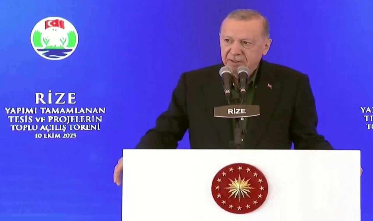 Cumhurbaşkan Erdoğan sözü Rize’den verdi: Gazze’ye yardım ve yeniden imar sözü
