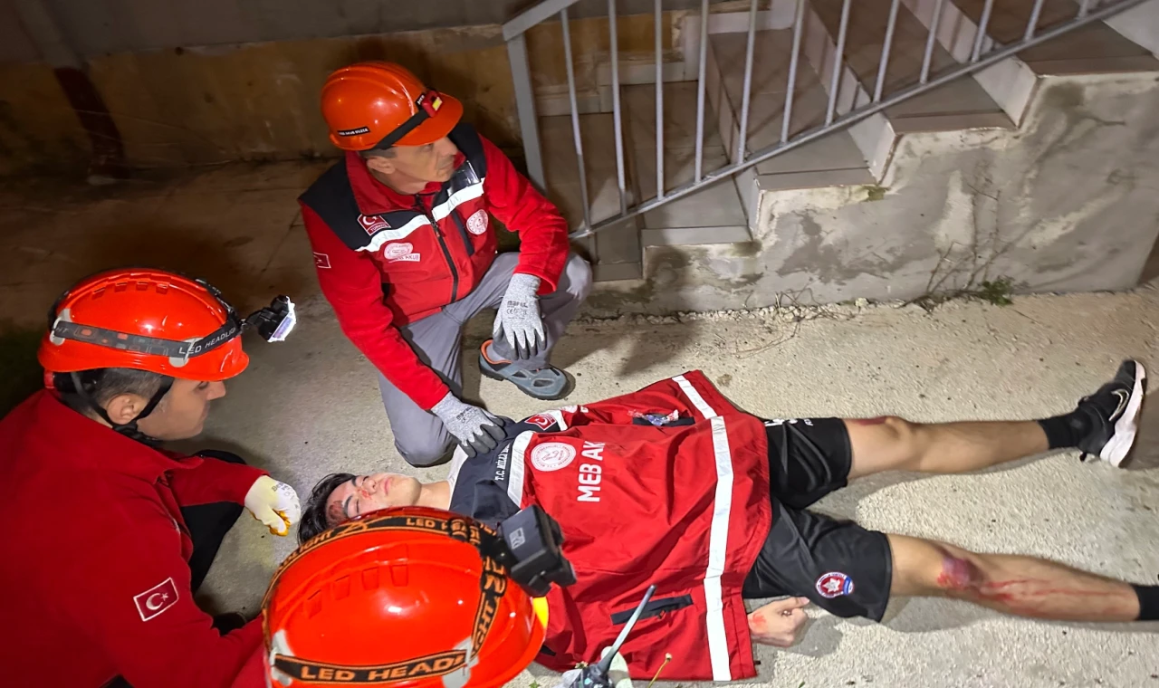 Düzce’de gerçeğini aratmayan tatbikat