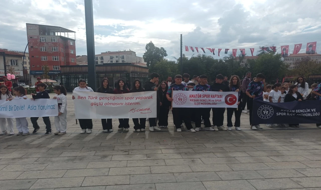 Edirne Keşan’da da ’Amatör Spor’ coşkusu