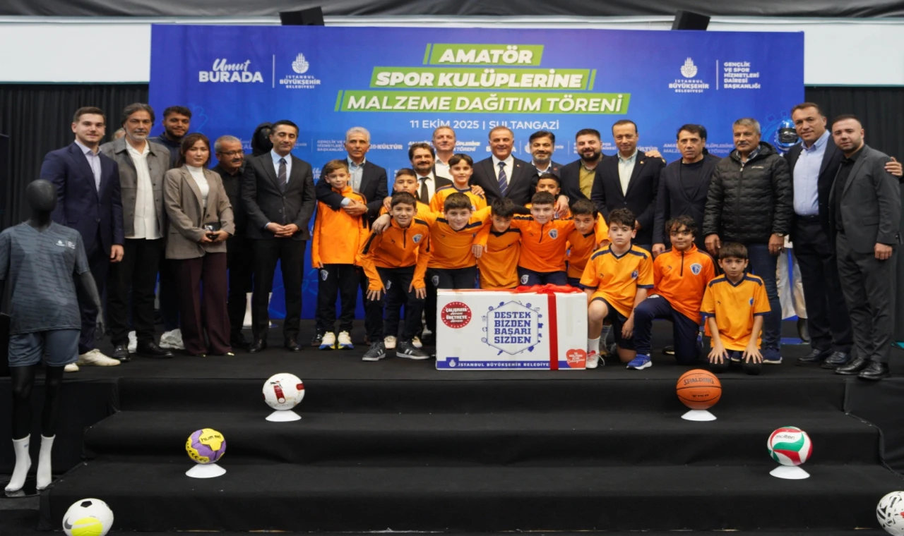 İstanbul Büyükşehir’den amatör spor kulüplerine 100 milyon TL’lik malzeme desteği