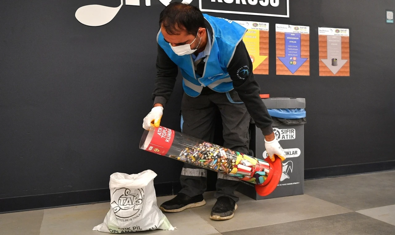 İstanbul’da piller doğaya karışmadan geri dönüşüme kazandırılıyor