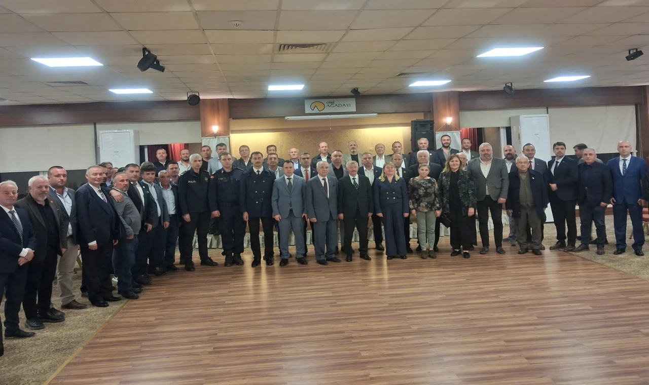 Keşan’da muhtarlar akşam yemeğinde buluştu