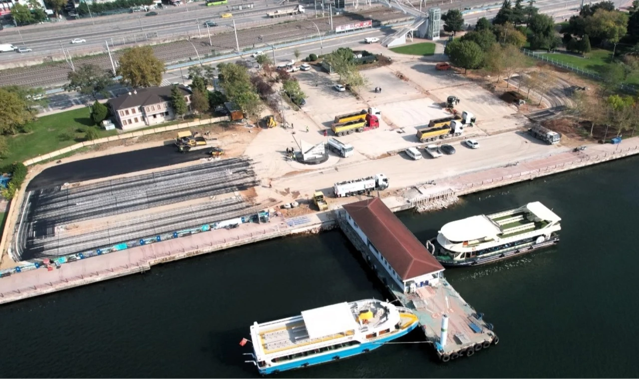Kocaeli’de 1 Mart Vapur İskelesi Otoparkı yüzde 85 tamam