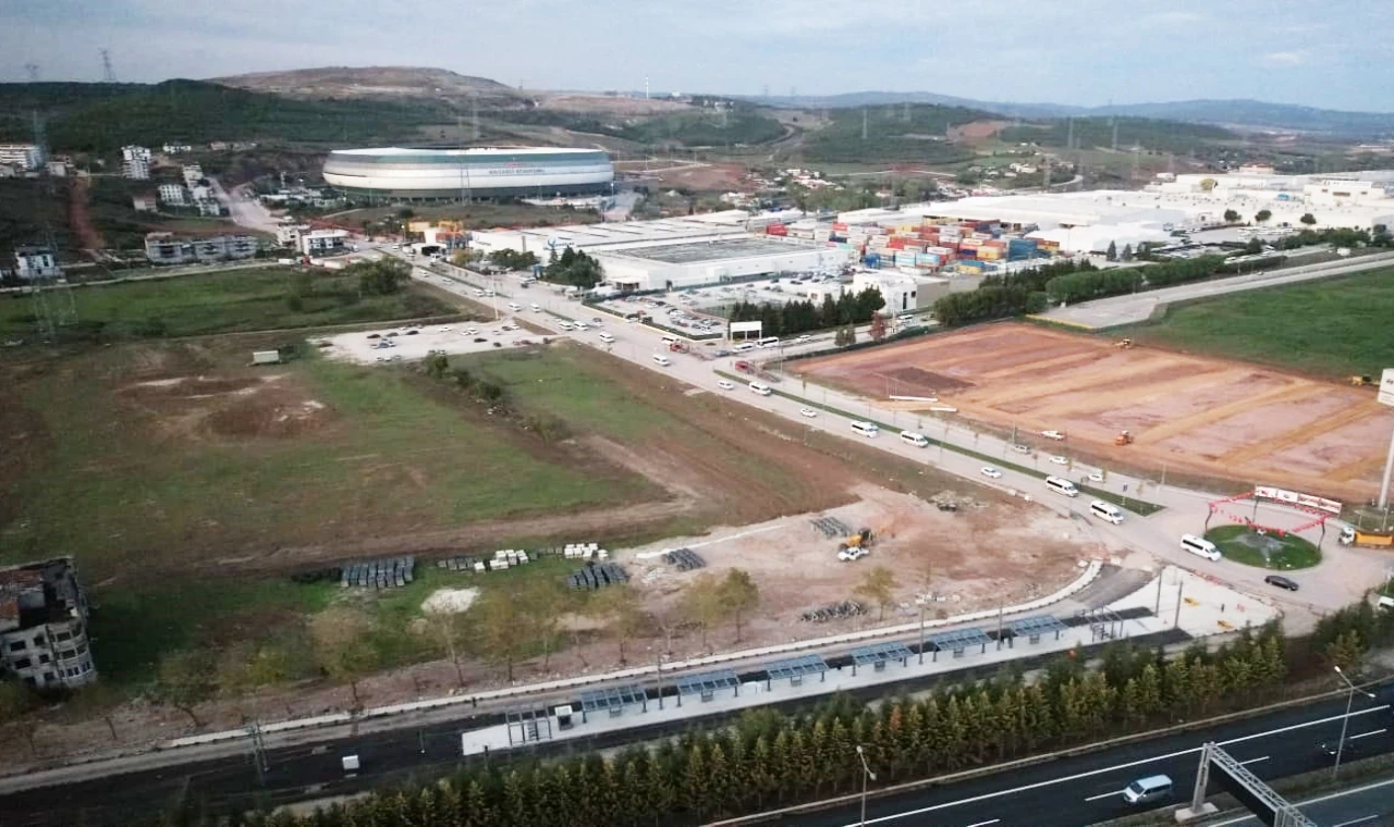 Kocaeli’de milli maç için 220 dönümlük dev organizasyon alanı hazır