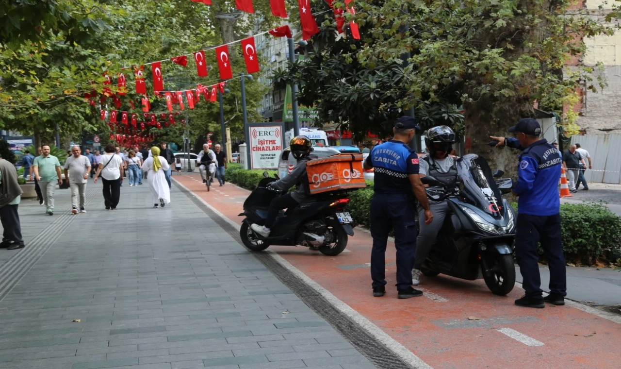 Kocaeli’de zabıta denetimde, yayalar güvende