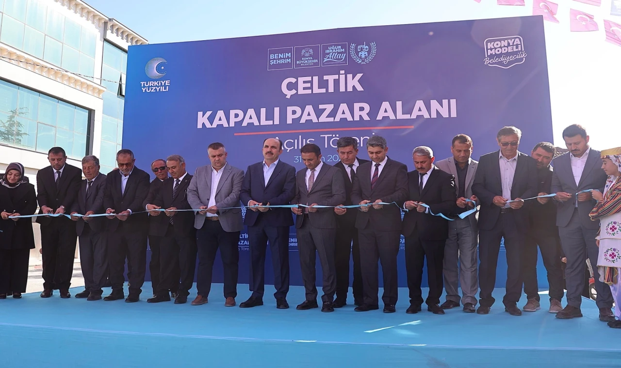 Konya’da Çeltik’e 102 milyon liralık Kapalı Pazar Yeri kazandırıldı
