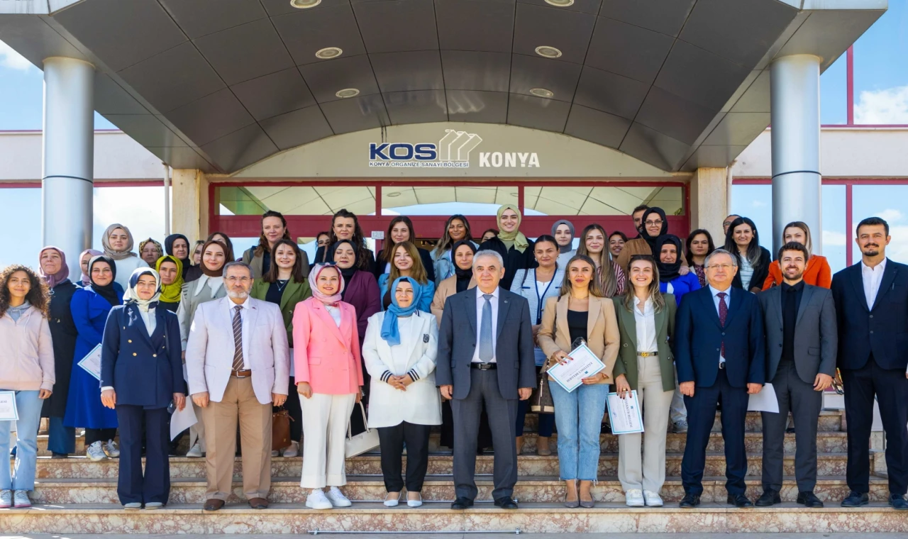 Konya’da kadınların gücü sertifikalarla taçlandı