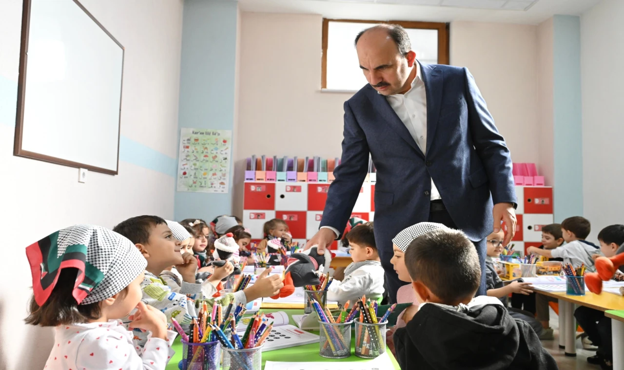 Konya’da minik öğrencilerden Filistin duyarlılığı