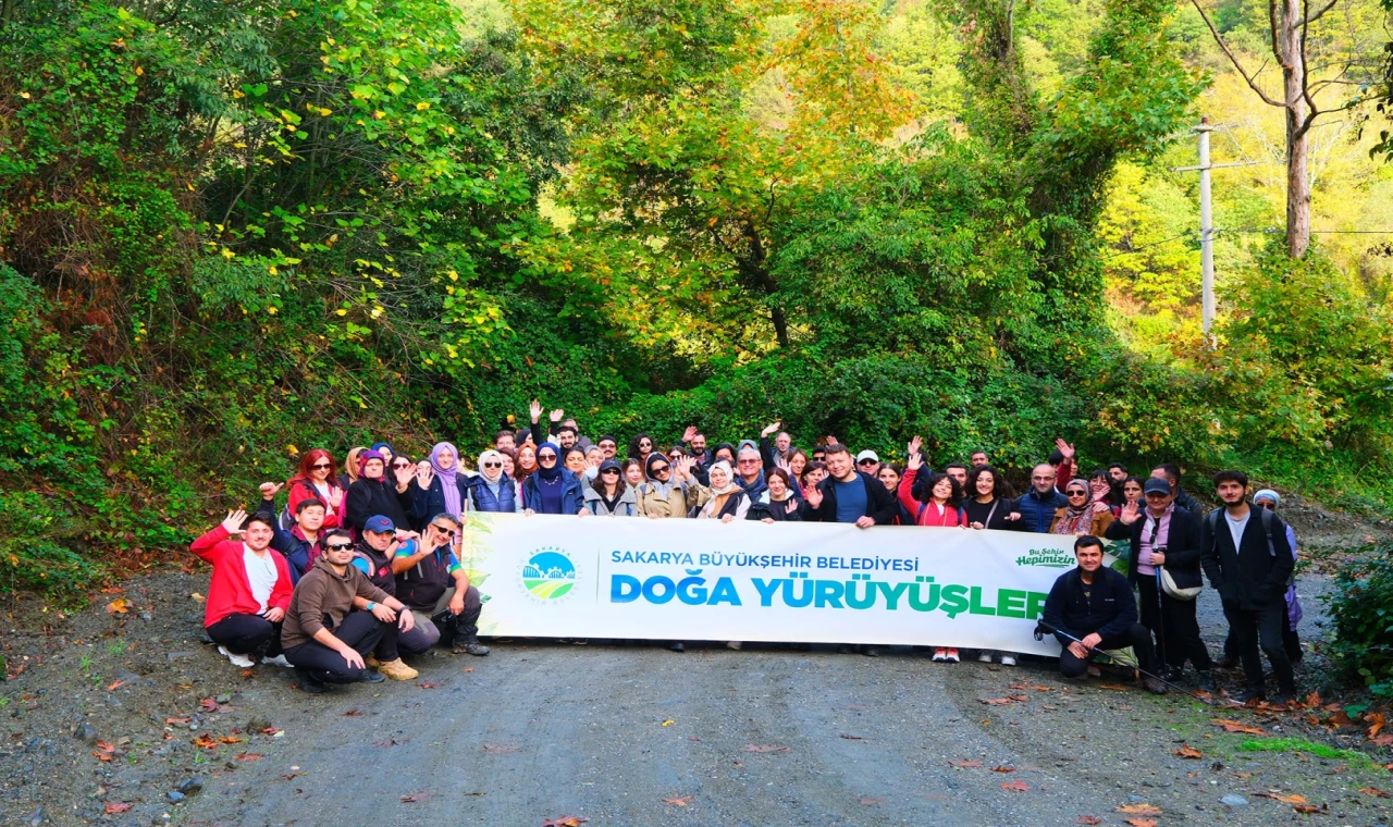 Sakarya’da sonbaharda büyüleyici rotada yürüyüş
