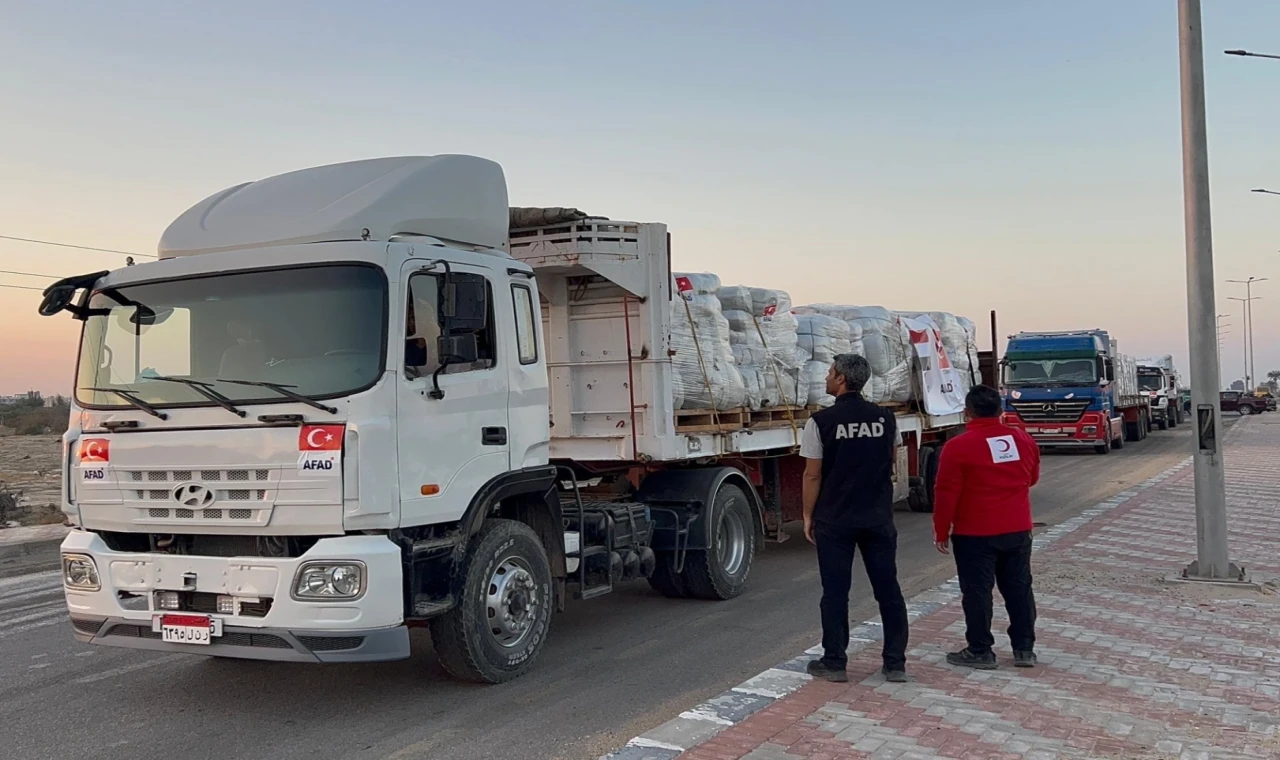 Türkiye’nin Gazze’ye insani seferberliği sürüyor... 101 bin 725 ton yardım ulaştırıldı