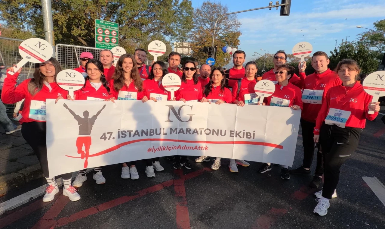 47. İstanbul Maratonu’nda NG Grup adımları iyiliğe attı!